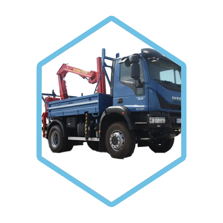 Iveco 150 con gru